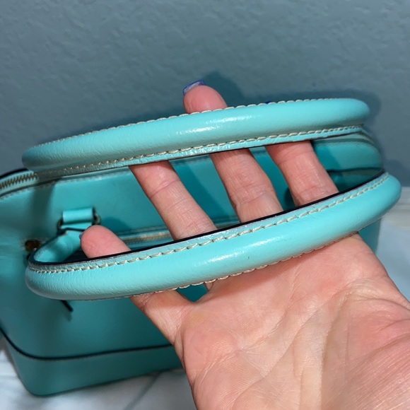 Gorgeous KATE SPADE Tiffany Blue Wellesley Rachelle Satchel shoulder Bag - Picture 5 of 16